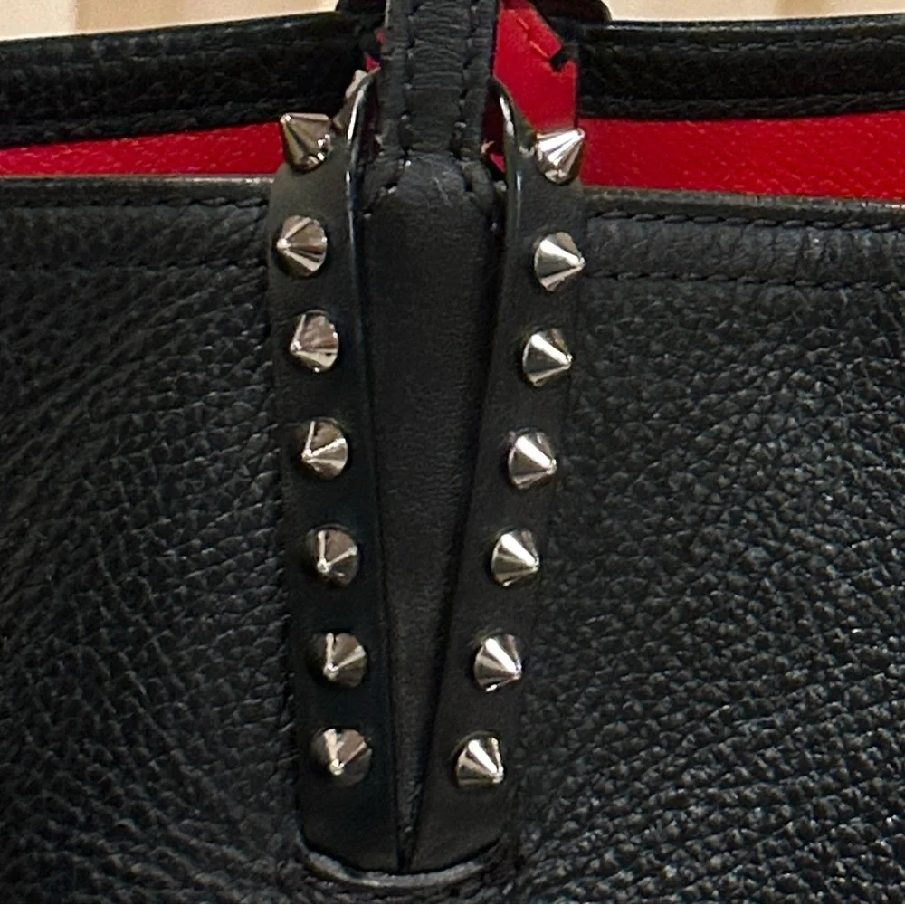 Authentic Christian Louboutin Cabata Tote in Grained Leather Tote Bag ✨ - Picture 6 of 16